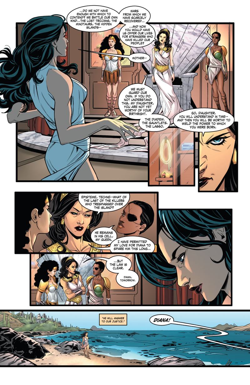 Illustration for article titled Exclusive DC preview: Wonder Woman goes to war in DC Bombshells #2